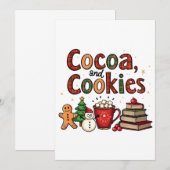 Invitation Coca et biscuits Amateurs de Noël (Devant / Derrière)