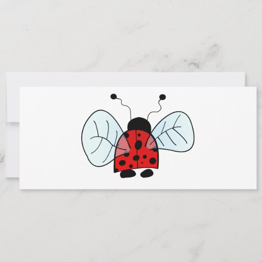 Invitation Coccinelle (Devant)