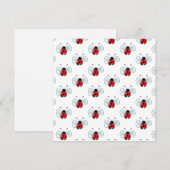 Invitation Coccinelle (Devant / Derrière)