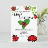 Invitation Coccinelle (Debout devant)
