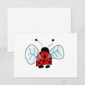 Invitation Coccinelle (Devant / Derrière)