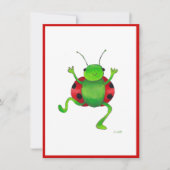 Invitation "coccinelle" (Devant)