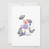 Invitation Cochon dansant (Devant)