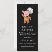 Invitation cochon de disco sur la piste de danse (Dos)