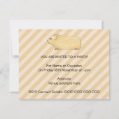 Invitation Cochon de Guinée. (Devant)