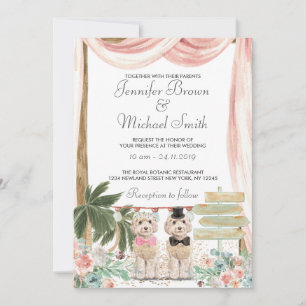 Invitation Cockapoo Chien Russe