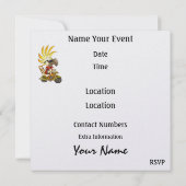Invitation Cockatoo Biker - SRF (Dos)