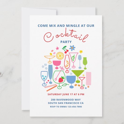 Invitation Cocktail (Devant)