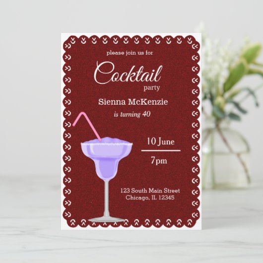 Invitation Cocktail (Debout devant)