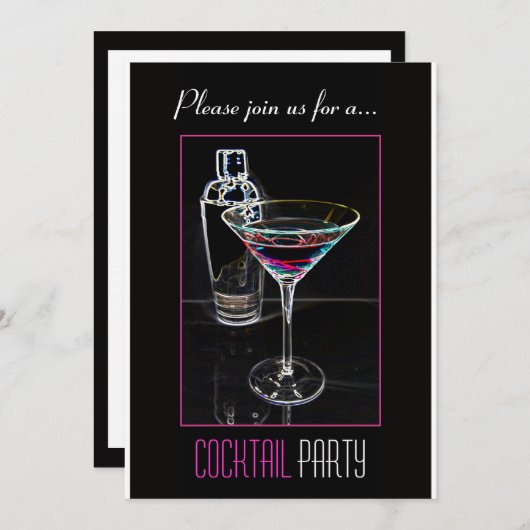 Invitation Cocktail (Devant / Derrière)