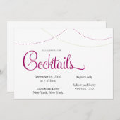 Invitation Cocktail (Devant / Derrière)