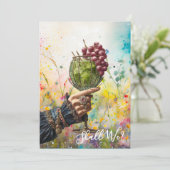 Invitation *~* Cocktail A101 25 PHOTO  Orné  EVEIL DE FUTURE  (Debout devant)