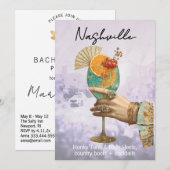 Invitation *~* Cocktail A101 PHOTO Nashville 7 EVJF (Devant / Derrière)