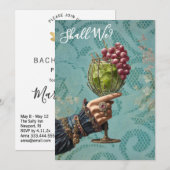 Invitation *~* Cocktail A101 PHOTO  Orné 25  EVEIL DE FUTURE  (Devant / Derrière)