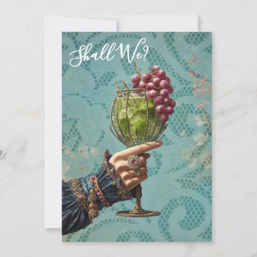 Invitation *~* Cocktail A101 PHOTO Orné 25 EVEIL ENTRE FILL (Devant)