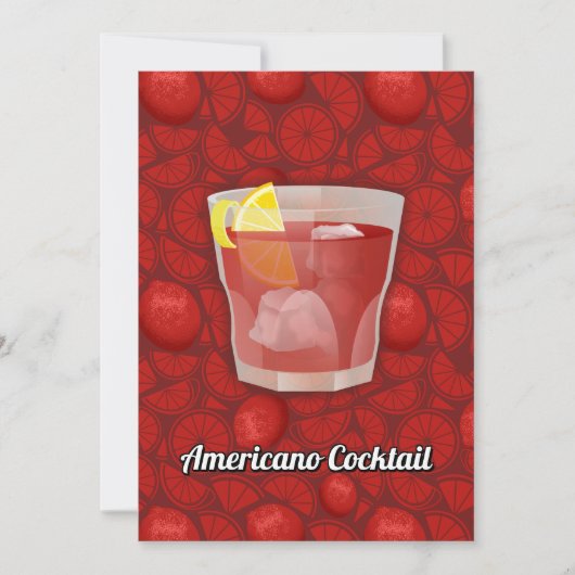 Invitation Cocktail Americano (Devant)