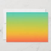 Invitation Cocktail avec photo (Dos)