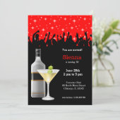 Invitation Cocktail * choisir la couleur de fond (Debout devant)