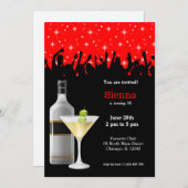 Invitation Cocktail * choisir la couleur de fond (Devant / Derrière)