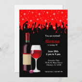 Invitation Cocktail * choisir la couleur de fond (Devant / Derrière)