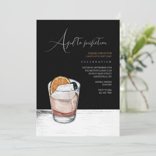 Invitation Cocktail Citron (Debout devant)