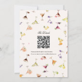 Invitation Cocktail Citron Bach Social Club avec code QR (Dos)