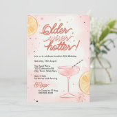 Invitation Cocktail citron rose plus ancien, plus sage et plu (Debout devant)