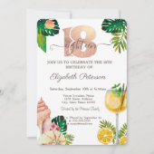 Invitation Cocktail Cocktail Été 18e anniversaire (Devant)