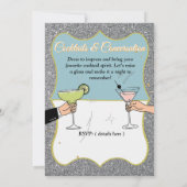 Invitation Cocktail, conversations sophistiquées, boire (Dos)