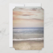 Invitation Cocktail Coquillages Fête des mariées nautique (Dos)