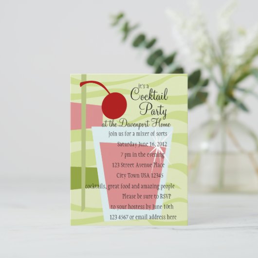 Invitation Cocktail cordial ! (Debout devant)