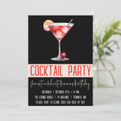 Invitation Cocktail, Cosmopolite, Boire, Anniversaire (Debout devant)