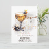 Invitation Cocktail crâne Costumes d'horreur et cocktail Hall (Debout devant)
