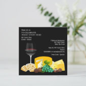 Invitation Cocktail de cocktail de chocolat dîner (Debout devant)