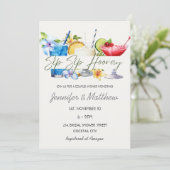 Invitation Cocktail de Fruits Santé Vive les Mariés Réception (Debout devant)