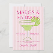 Invitation Cocktail de Marges et de Mariage Enterrement de Vi (Devant)