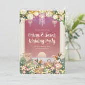Invitation cocktail de mariage numérique Mariage i (Debout devant)