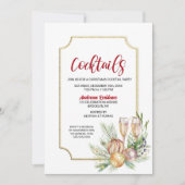 Invitation Cocktail de Noël (Devant)
