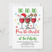 Invitation Cocktail de Noël (Devant)