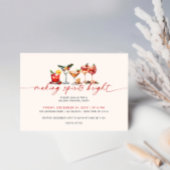 Invitation Cocktail de Noël