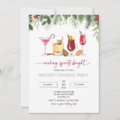 Invitation Cocktail de Noël (Devant)