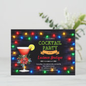 Invitation cocktail de Noël (Debout devant)