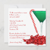 Invitation Cocktail de Noël (Devant)