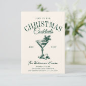 Invitation Cocktail de Noël Holiday Social Club (Debout devant)