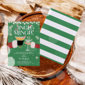 Invitation Cocktail de Noël Jingle Et Mingle