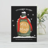 Invitation Cocktail de Noël Mix and Mingle (Debout devant)