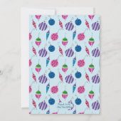 Invitation Cocktail de Noël Retro Fête Vintage (Dos)