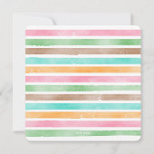 Invitation Cocktail de noix de coco Tropical Birthday Tiki Pa (Dos)