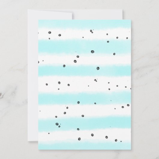 Invitation Cocktail de plage fête d'anniversaire (Dos)