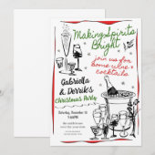 Invitation Cocktail de vacances (Devant / Derrière)